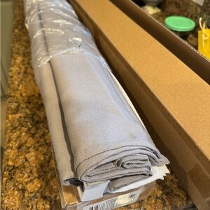 Cordless Roman blinds, fully lined.  39” x 72” new in box $100 each, I have 2